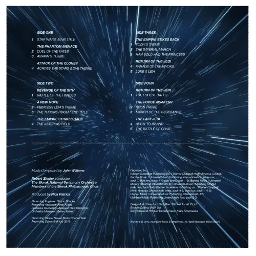 Music from the Star Wars Saga insert