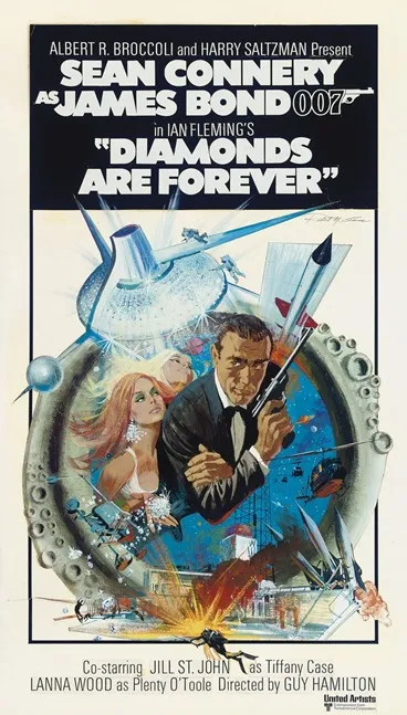 Póster DIAMONDS ARE FOREVER