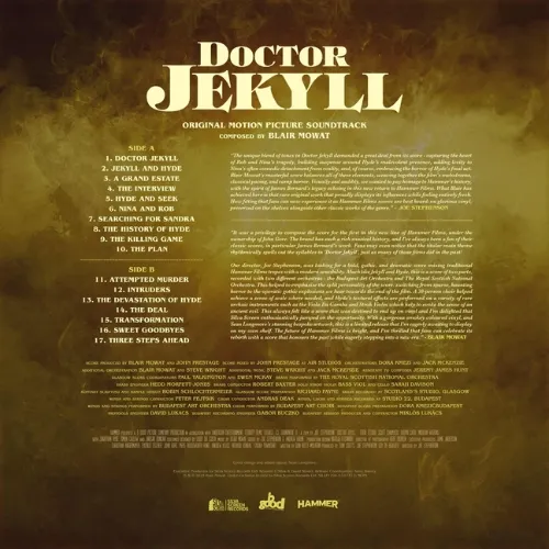 Doctor Jekyll soundtrack back