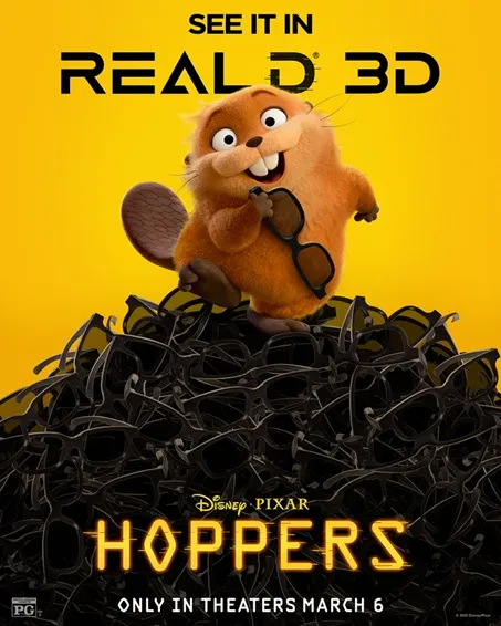 Hoppers real 3d poster