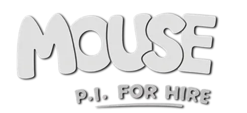 MOUSE P.I. For Hire logo title