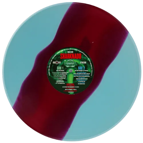Songs from Sharknado soundtrack vinyl Blood In The Water Stripe variant