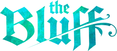 The Bluff logo title