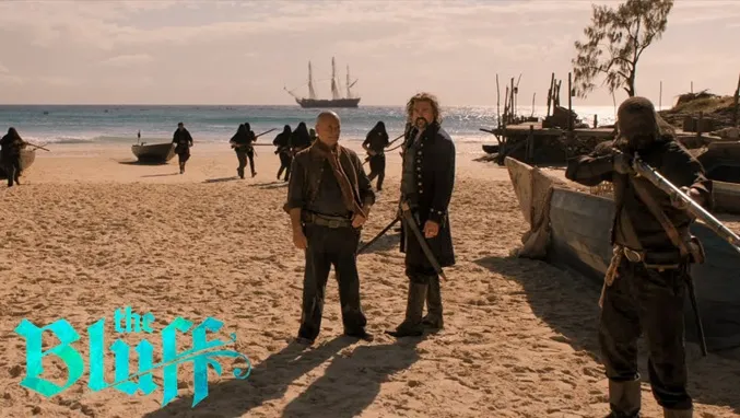 The Bluff movie scene