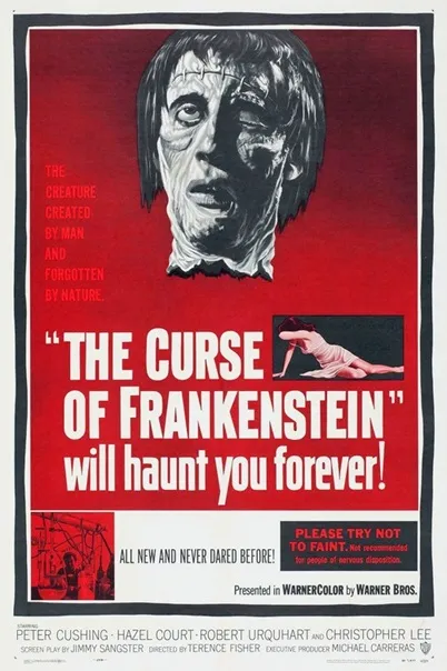 The Curse of Frankenstein soundtrack movie poster