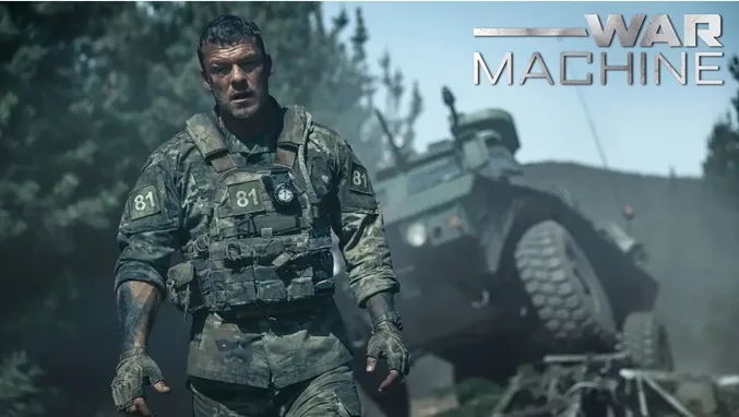 War Machine movie scene