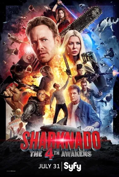 sharknado four The fourth Awakens Movie poster