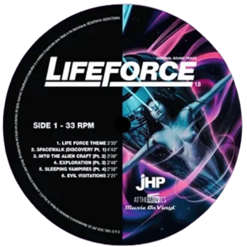 Lifeforce vinyl soundtrack galleta
