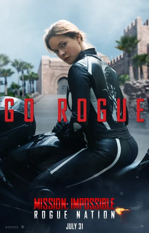 Mission Impossible Rogue Nation rebecca ferguson poster