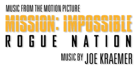 Mission Impossible Rogue Nation soundtrack logo title