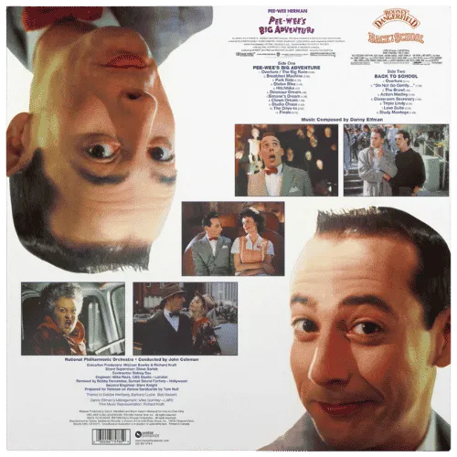 Pee-wee's Big Adventure Back To School soundtrack back