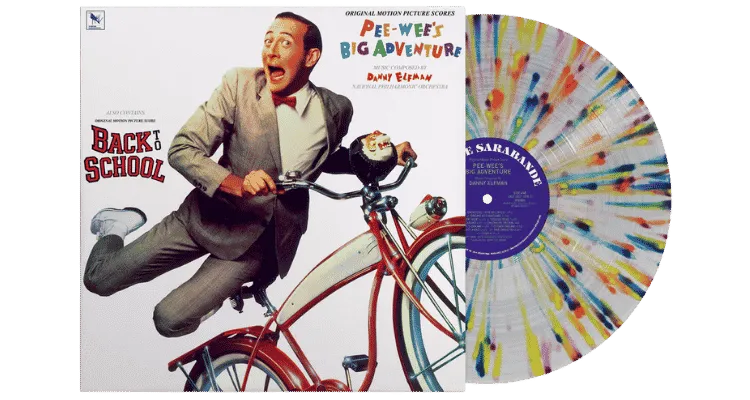 Pee-wee's Big Adventure Back To School vinyl soundtrack
