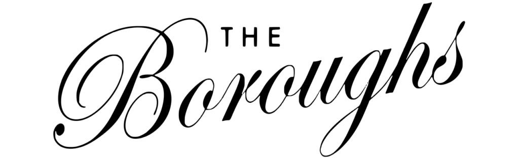 The Boroughs logo title