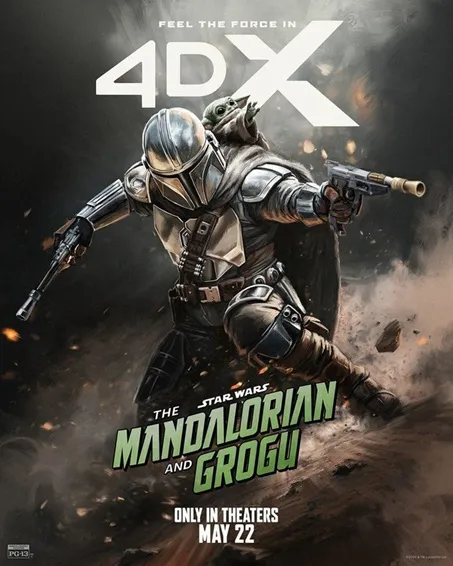 The Mandalorian and Grogu 4dx poster