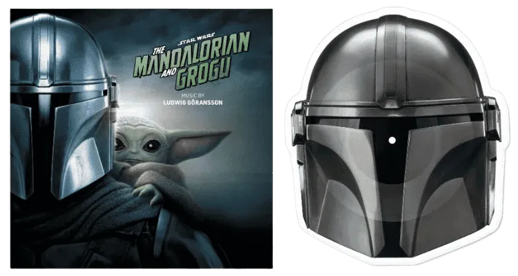 The Mandalorian and Grogu helmet vinyl soundtrack