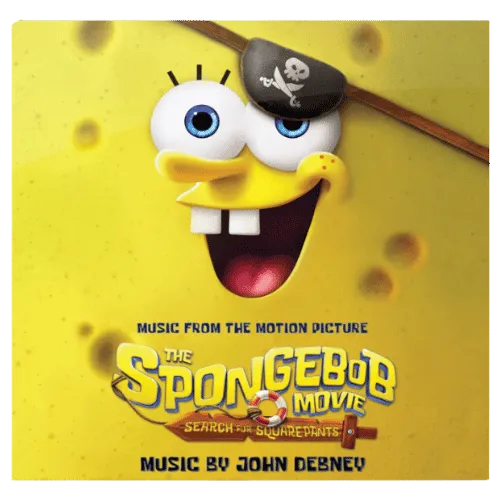 The SpongeBob Movie Search for SquarePants vinyl soundtrack cover