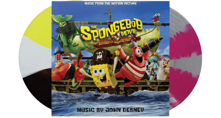 The SpongeBob Movie Search for SquarePants vinyl soundtrack