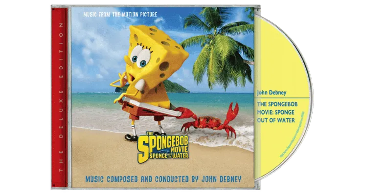 The SpongeBob Movie Sponge Out Of Water cd soundtrack varese edition