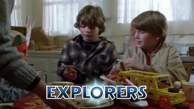 Exploradores Explorers escena de la película
