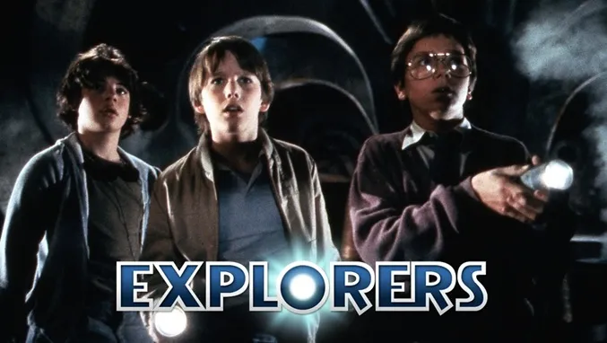 Explorers movie scene