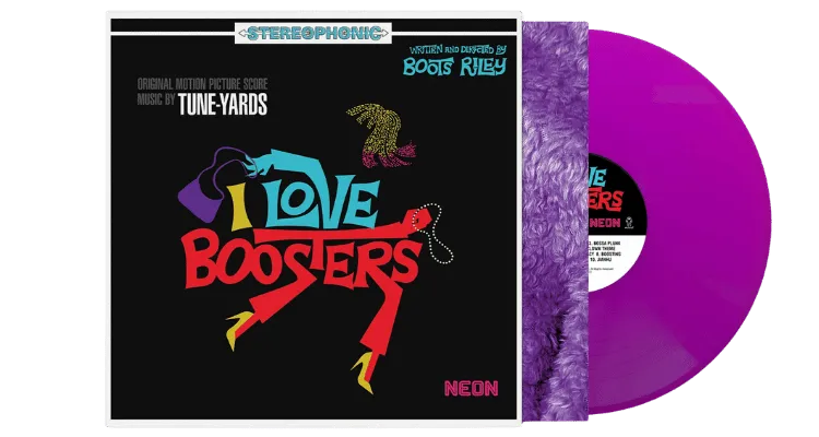 I Love Boosters soundtrack neon purple vinyl edition