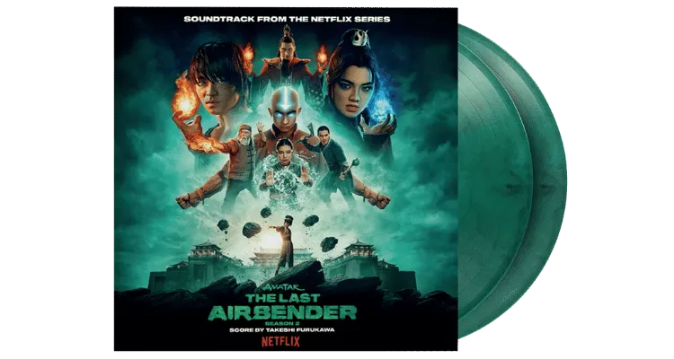 Avatar The Last Airbender Season 2 soundtrack green marbled vinyl edition