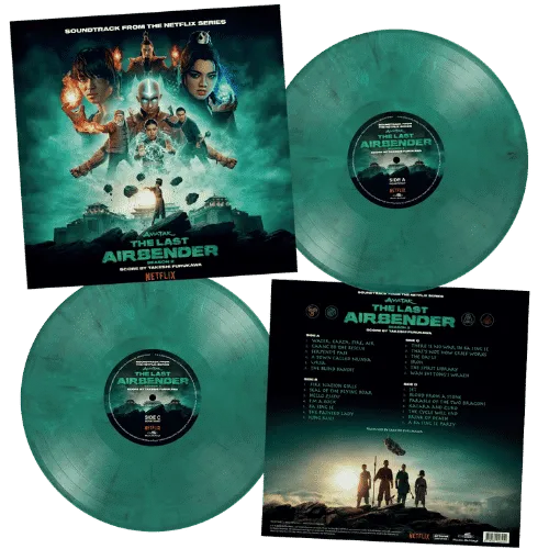 Avatar The Last Airbender Season 2 soundtrack green marbled vinyl