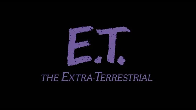 E.T. Opening Titles