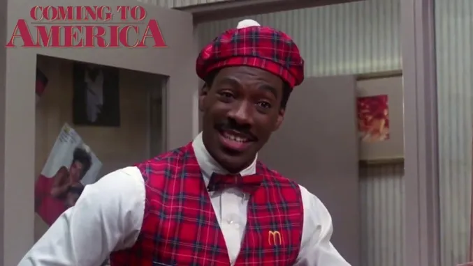 Movie scene Coming to America