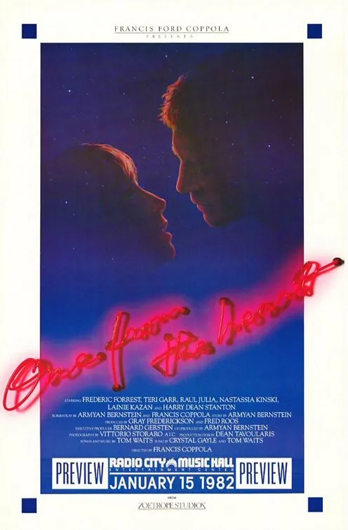 One From The Heart poster