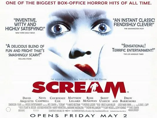 Scream quad movie poster