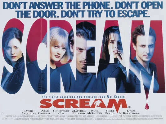 Scream quad poster