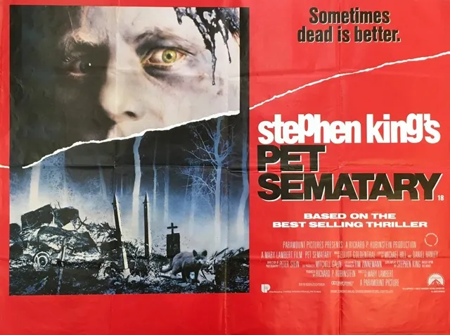 Stephen King's Pet Sematary quad poster