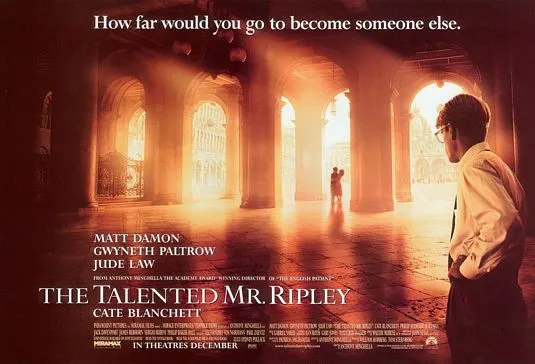 The Talented Mr.Ripley quad poster
