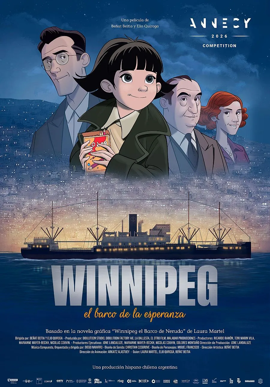 Winnipeg el barco de la esperanza póster