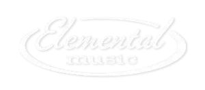 elemental music white logo