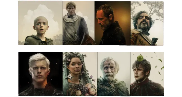 A Knight of the Seven Kingdoms Season 1 vinyl soundtrack inserts