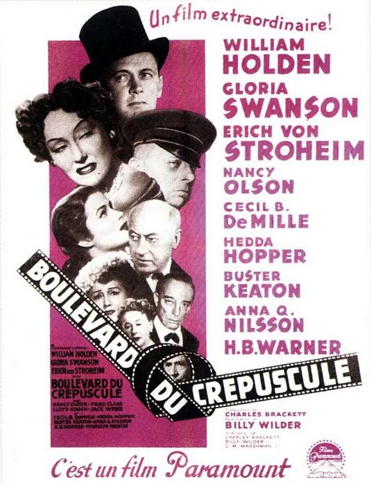 Cartel de la película Sunset Boulevard