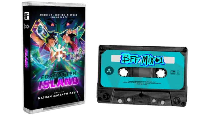 Forgotten Island soundtrack cassette