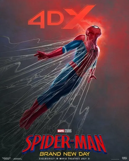Movie poster spider-man brand new day