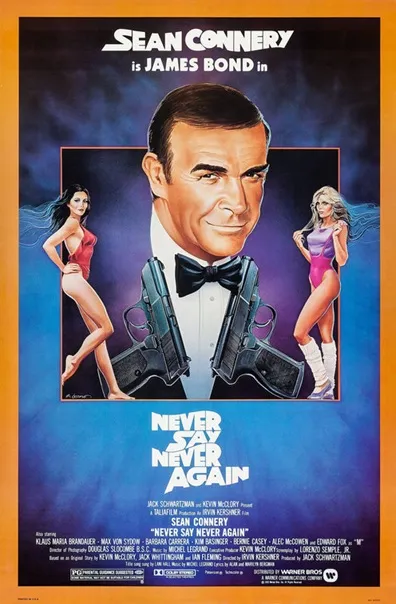 Movie posterNEVER SAY NEVER AGAIN
