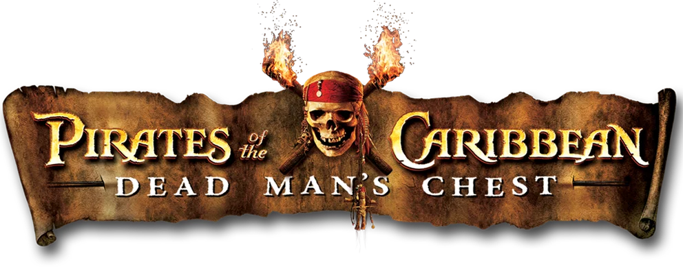 Pirates of the Caribbean Dead Man's Chest logo title