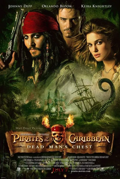 Pirates of the Caribbean Dead Man's Chest movie poster