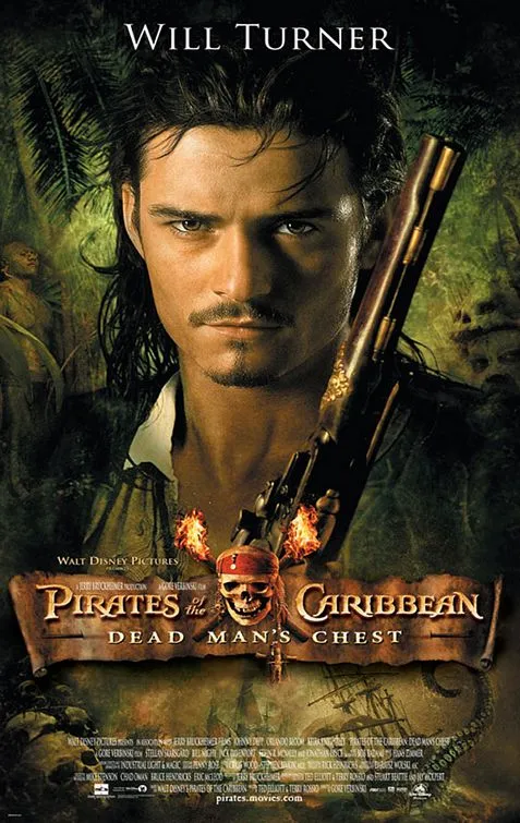 Pirates of the Caribbean Dead Man's Chest orlando bloom poster