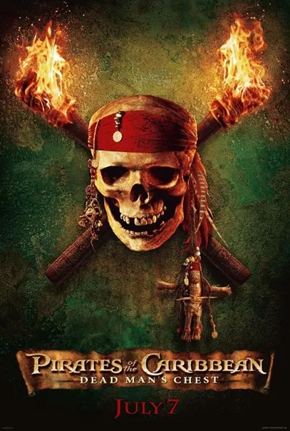 Pirates of the Caribbean Dead Man's Chest teaser poster
