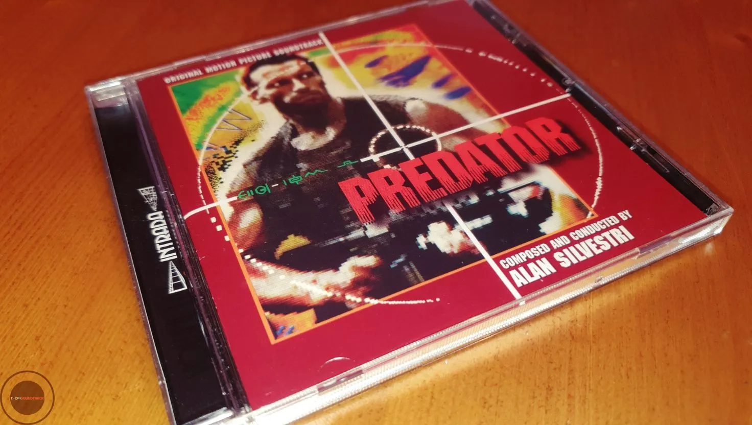 Edición en CD de la banda sonora de Predator de Alan Silvestri publicada por Intrada