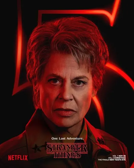 Stranger Things 5 linda hamilton poster