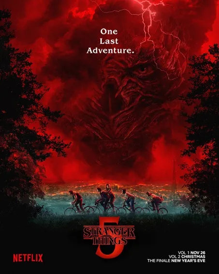 Stranger Things 5 teaset poster