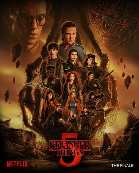 Stranger Things 5 tv poster