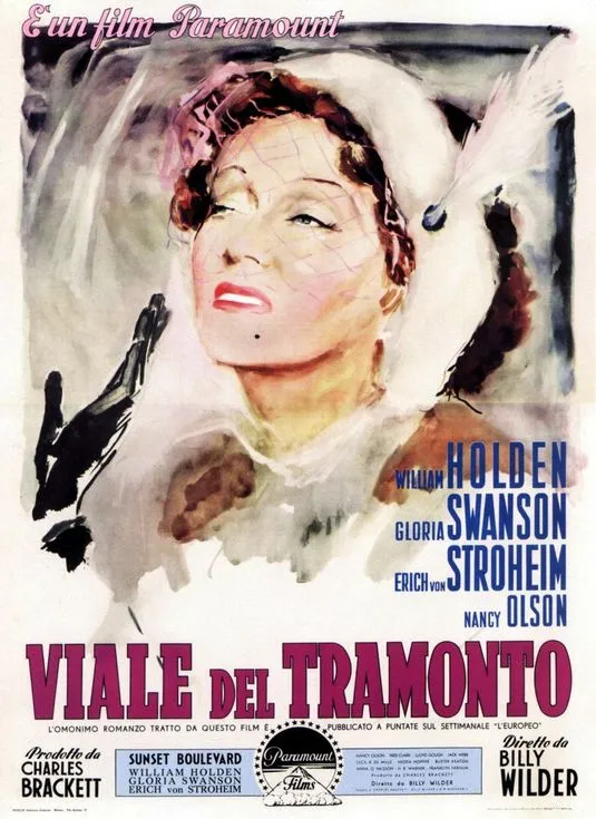 Sunset Boulevard cartel de la pelicula